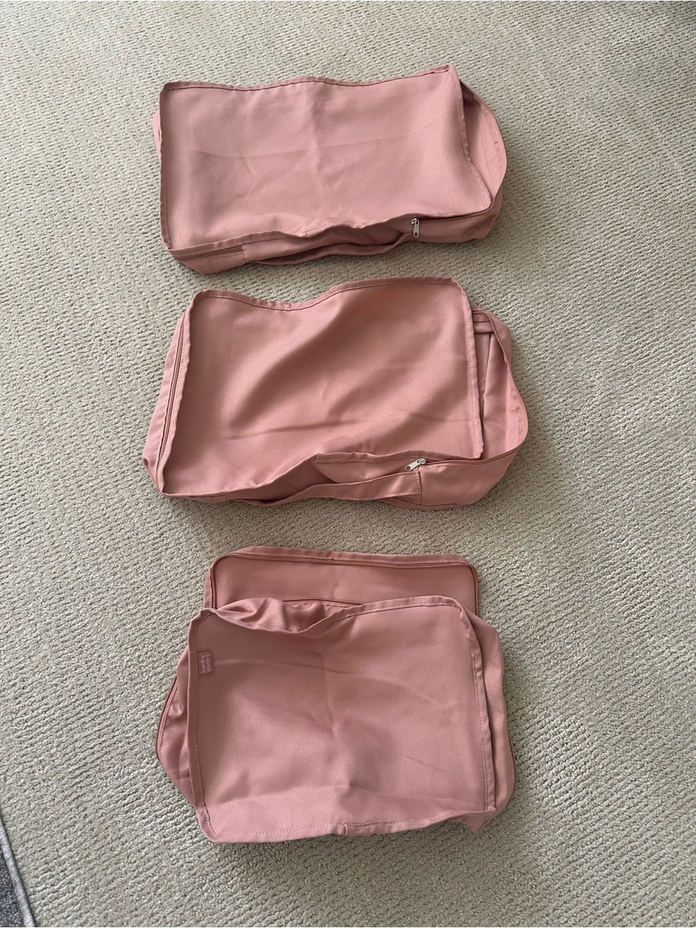 Hanky panky packing cubes.  New
